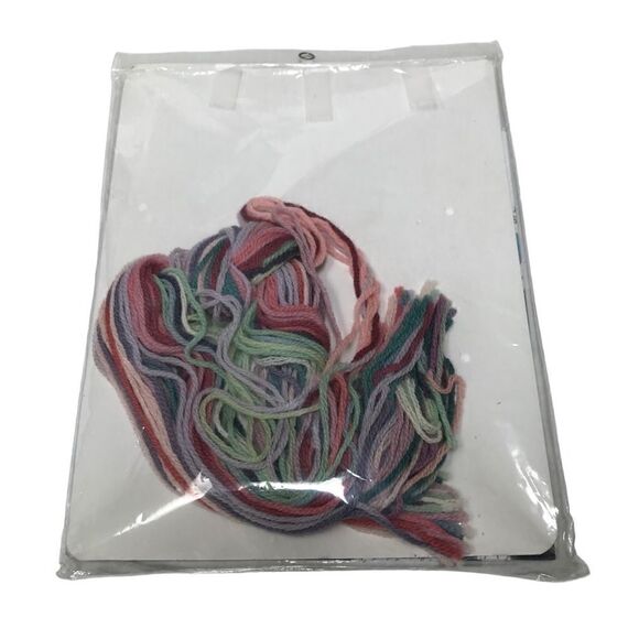 Vintage Dimensions springtime flowers needlepoint kit open package - Picture 3 of 5